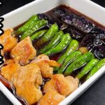 【大さじ3の油で!】好きな夏野菜を焼いて漬け込め!『鶏肉の夏野菜の焼き浸し』の作り方
