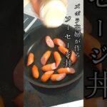 ズボラ主婦が作る簡単ソーセージ丼【ASMR】#shorts #ソーセージ丼 #ズボラ主婦 #ズボラ飯 #飯テロ #簡単レシピ #料理 #ウインナー丼 #asmr #料理音 #朝ごはん #朝食
