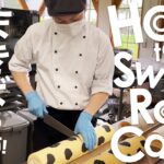 【ロールケーキの作り方】テレビ番組で超一流料理人達が「満場一致」で合格と認めた朝霧高原フルーツカフェのまきばロール How to make swiss roll cake japan