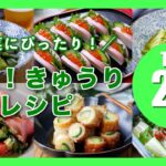 【人気!きゅうりレシピTOP20】副菜やおつまみにおすすめ♪