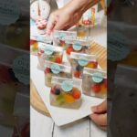 女子会にプレゼントに!スクエアフルーツゼリー #簡単レシピ #簡単スイーツ #recipe #おうちスイーツ