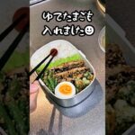 【お弁当作り】専業主婦が作る旦那弁当~アジのごま焼き編~ #shorts