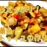 【レシピ】夏野菜たっぷり!茅乃舎の野菜だしを使ったラタトゥイユの作り方!