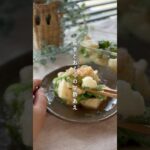 長芋おくらの甘酢あえ　#簡単レシピ #簡単美味しい #野菜レシピ #副菜レシピ #お酢 #おくら #長芋