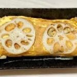 簡単お弁当のおかず作り【れんこん卵レシピ】れんこん入り卵焼き/29