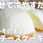 【材料3つ】ゼラチンなし！ボウルそのままレアチーズケーキ作り方！ / 【syun cooking】