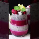 ファンキー可愛い🌺トロピカル気分なドラゴンフルーツスイーツ🌞 #shorts #ドラゴンフルーツ #スイーツ #スイーツ作り #トロピカル