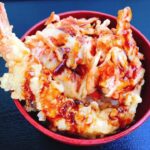 エビ天かき揚げ丼の作り方