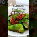 【冷蔵5日】ピーマンの焼きびたし #作り置き #副菜 #レシピ動画 #お弁当おかず #おつまみ #隙間おかず