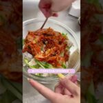 低糖質レシピ！ささみキムチ！#obento #cooking #簡単レシピ #お弁当 #recipe #低糖質 #ダイエット #キムチ #時短レシピ