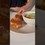 揚げないカレーパン&野菜スープのワンプレート#ダイエットレシピ #食べて痩せる