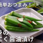 さっぱりとした味わい！オクラのにんにく醤油漬け　#オクラ #副菜 #レシピ