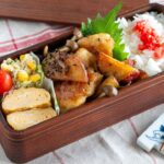 【お弁当作り】秋野菜が美味しい♡ささみとさつまいもの旨炒め弁当bento#991
