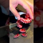 タコと梅肉の麺つゆ大葉和え #shorts