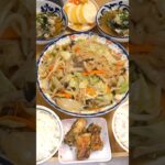 野菜炒めウスターソース味 #簡単レシピ #夕飯 #料理 #簡単ごはん #自炊 #おうちごはん #節約