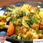 スパイス香る、ひよこ豆と野菜のグリル〜ヘルシーで食べ応え抜群！