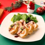 【動画レシピ】フライパンで！3種の野菜のロールチキン