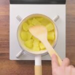 明太子でタラモサラダ風に ほくほく はんぺんポテサラ #cooking #簡単レシピ #副菜