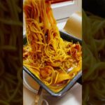 中華乾麺でカレー麺を作りました レシピはコメント欄です #料理動画 #料理 #麺料理