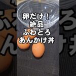 卵だけ！絶品とろふわあんかけ丼 簡単 節約 ワンパンレシピ おうちごはん たまご料理