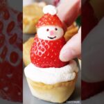 サンタさん！恋人の作り方を教えてください！🎅 #shorts #クリスマス #シュウマイの皮 #サンタ #クリスマスレシピ #タルト #いちごタルト