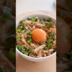 腸活えのき丼🥣#レンチンレシピ #簡単レシピ #産後ダイエット #shorts