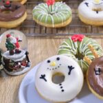 【簡単】ホットケーキミックスで作る！クリスマス焼きドーナツレシピ🎄#クリスマスドーナツ#ドーナツ#簡単レシピ#お菓子作り#レシピ紹介