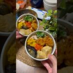 たんぱく質が摂れる【夫婦ダイエット弁当】【コロコロつくね弁当】 #お弁当おかず #お弁当 #高タンパク質 #筋トレ #簡単レシピ #ダイエット #つくね