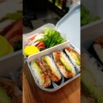 初めておにぎらず弁当作ってみました👀ˎˊ˗#お弁当 #おにぎらず#簡単レシピ#弁当#shorts