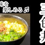 三種の味を楽しめる♫三色丼 #丼 #簡単レシピ #お弁当おかず