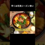 早くお花見シーズン来い(長尺動画メイン) 巨大おにぎりとオードブルのお花見テラスランチ #お花見 #待ち遠しい #簡単レシピ