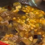 一人暮らし節約レシピ!!なす卵あんかけ中華丼の作り方!!!