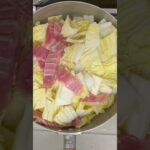 白菜とベーコンのスープ煮　#白菜レシピ　#あったかレシピ　#副菜　#すぐできる　#空