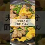【夫婦2人分330円おかず】+お弁当分の節約ごはん！ #節約 #節約主婦 #低収入 #30万円代 #家計管理 #節約レシピ #節約ご飯 #簡単レシピ #簡単ごはん #家計簿 #shorts #ピーマン