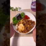 ワンパンでロコモコ丼 🤤| Loco moco bowl with one pan 🍳