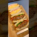 【サンドイッチ弁当】2人分のお弁当作り#お弁当作り#お弁当記録#手作り弁当#サンドイッチ#同棲ご飯 #料理 #料理作り #簡単レシピ #cooking #手作りご飯 #自炊