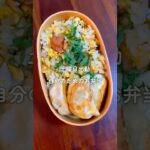 【土曜日出勤弁当】自分のためのお弁当作り#お弁当 #同棲ご飯 #料理 #料理作り #簡単レシピ #cooking #手作りご飯 #自炊 #お弁当記録#チャーハン#餃子#中華弁当