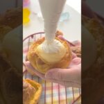 ホットケーキミックスで簡単シュークリーム #おうちカフェ #簡単レシピ #スイーツ #シュークリーム #料理 #sweets #sweetsrecipe #cream #ホットケーキミックス