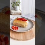 米粉のいちごカステラ　#米粉スイーツ #米粉おやつ #米粉レシピ #米粉