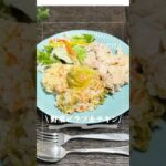 簡単野菜ピラフ&チキン/ネギソース添え【レシピはコメント欄に】