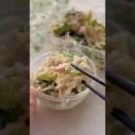 ぽりぽり鉄分サラダ#簡単レシピ #副菜 #料理 #レシピ #小松菜 #サラダ