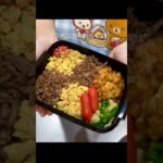 【お弁当】10分で作る！包丁まな板•作り置き無し✨簡単2色そぼろ弁当♪