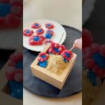 きな粉に埋もれるミャクミャク様❣️💙#大阪万博#ミャクミャク#スイーツ#shorts