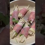 ［大葉えのきチーズの豚巻き］#お花見レシピ#お弁当レシピ#簡単レシピ#料理#自炊#高校生#豚肉レシピ#えのき#チーズ#豚ロール#おかずレシピ#豚えのき