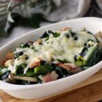 【ほうれん草とベーコンのチーズ焼き】副菜に困ったら。チーズがとろける🤤