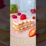 ビスキュイで簡単 / いちごティラミス #春スイーツ #簡単レシピ #いちごスイーツ