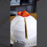材料4つ！いちごズコットケーキ作り方！#food