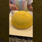 【簡単レシピ】おうちでホールケーキ作り！レンジで約5分！#shorts