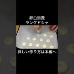 卵白消費 ラングドシャ langue de chat 約35枚分 #shorts