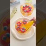 白玉粉でミャクミャク作ってみた✨ #簡単レシピ #大阪万博 #ミャクミャク #フルーツポンチ #おうちカフェ #簡単レシピ #sweets #スイーツ #料理 #ショート